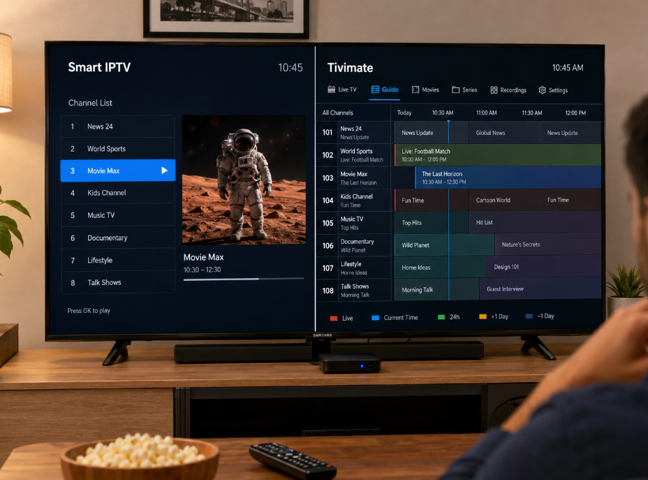 Smart IPTV Vs. Tivimate On Samsung TVs.png